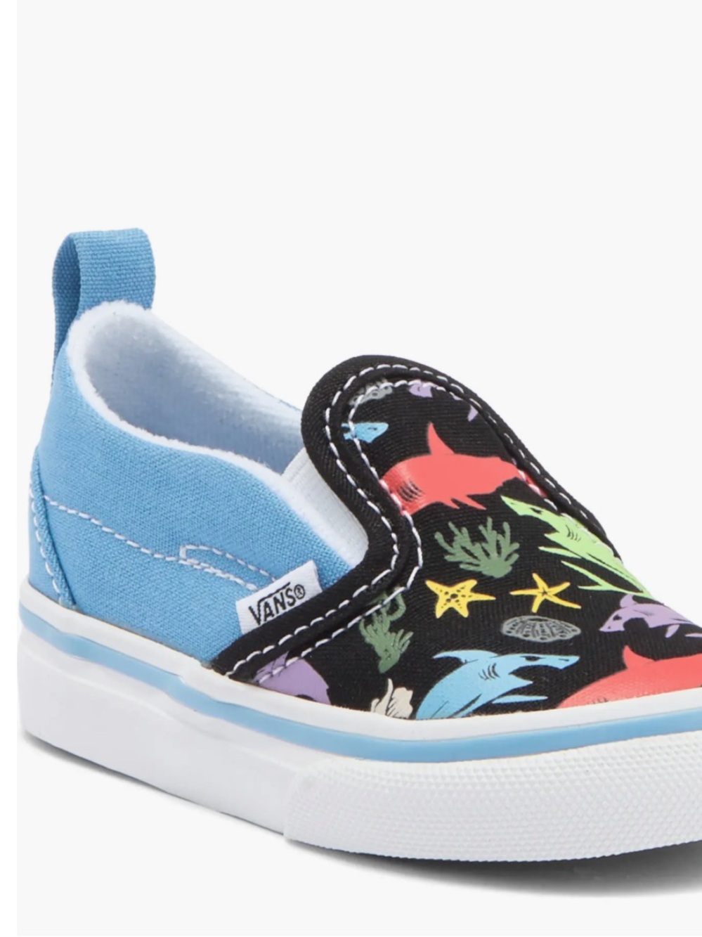 Vans Slip-On Glow in the dark Sharks Blue/Multi